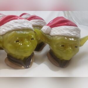 Star Wars Yoda With Santa Hats String Light Covers ONLY 10 Light Covers